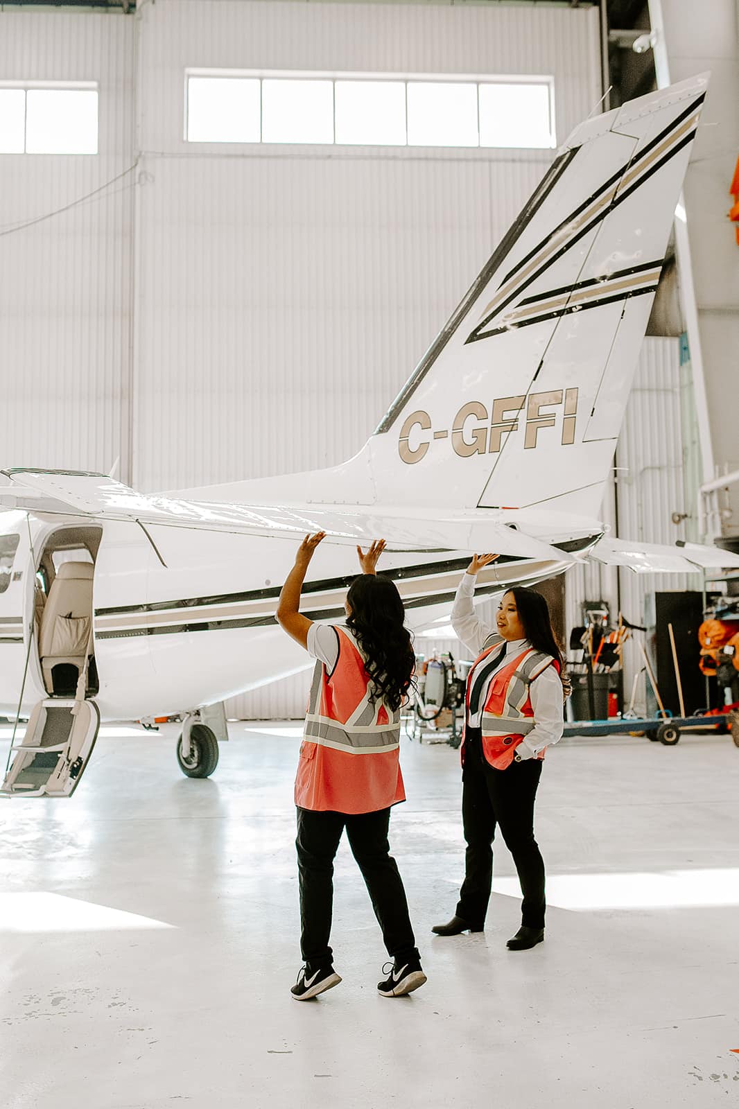 Elevate Aviation Learning Center: Where women pave their paths in aviation, from the hangar to the skies.