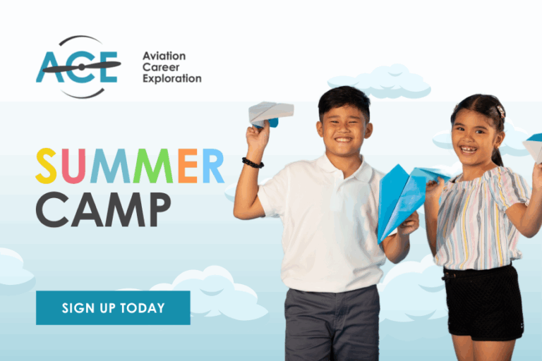 Elevate Aviation Learning Centre’s ACE (Aviation Career Exploration) Summer Camp offers youth aged 10–13 a unique opportunity to dive into the thrilling world of aviation.